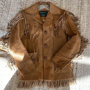 1960s Schott Rancher Suede Fringe Jacket Vintage